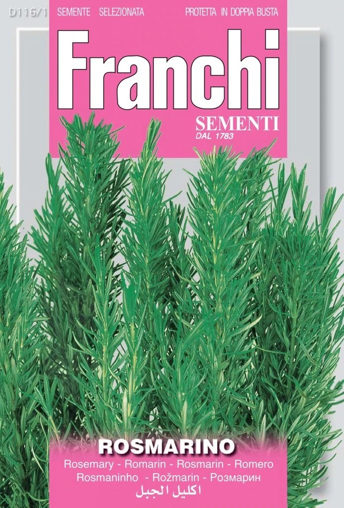 2153093151-1.jpg Rosemary (Rosmarinus officinalis) (Bag) - Franchi Sementi - Image 1