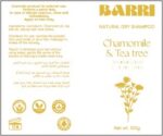 Shampoo Dry Natural Chamomile and Tea Tree (Bottle) - Barri - Image 2