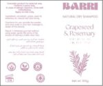 Shampoo Dry Natural Grape-Seed and Rosemary (Bottle) - Barri - Image 2