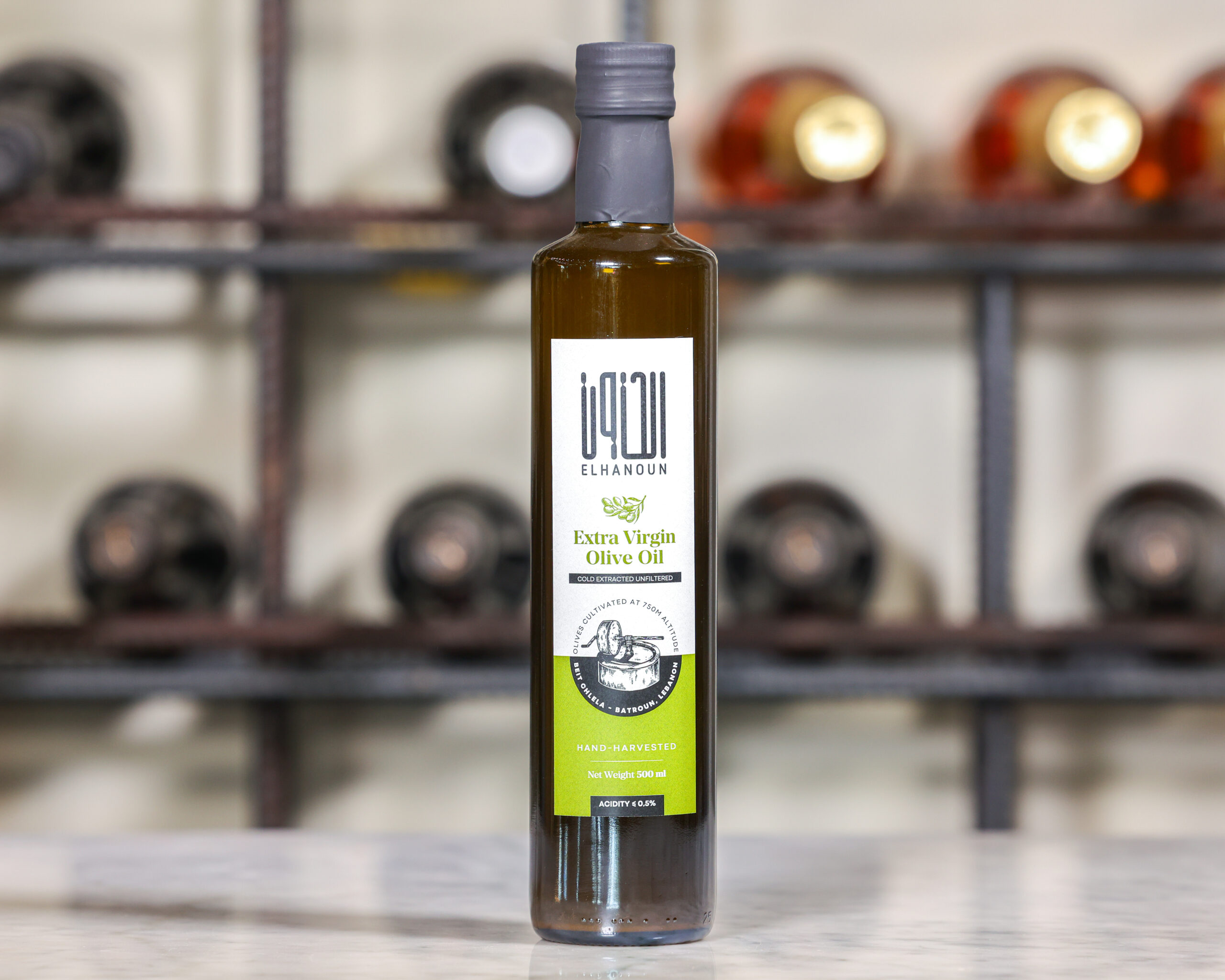 3039506017-1.jpg Olive Oil Extra Virgin (Bottle) - El Hanoun - Image 1
