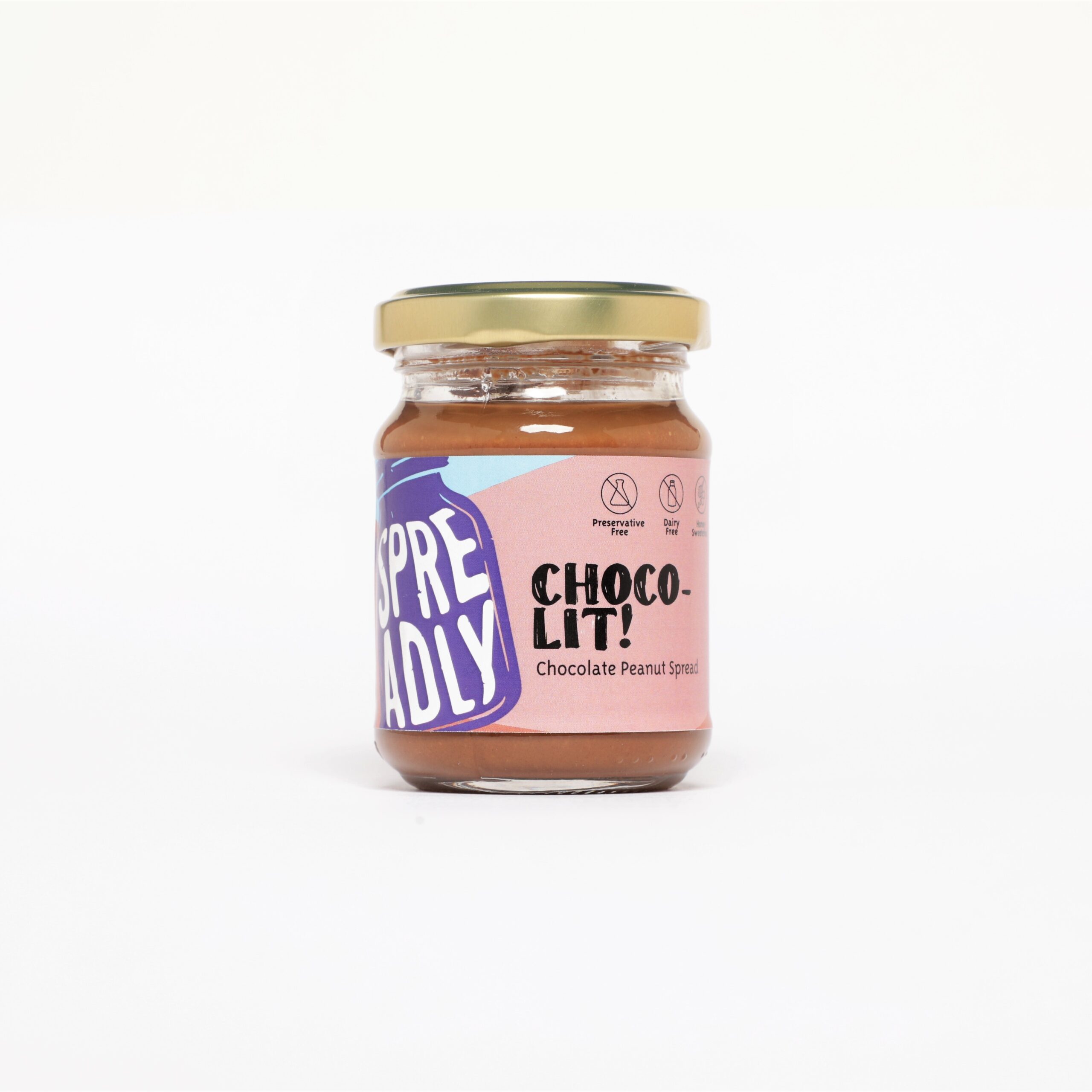3090859701.jpg Spread Peanut Chocolate ChocoLit (Jar) - Spreadly - Image 1