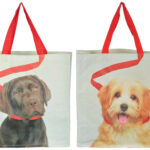 Shopping Bag Dog on Leash (Piece) - Furn Art