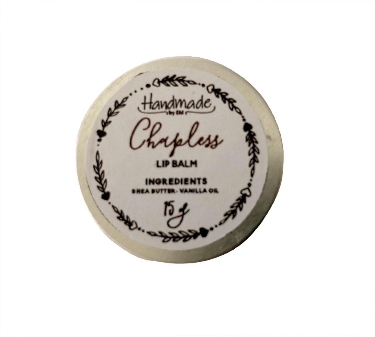 3418013649-1.jpg Lip Balm Chapless (Jar) - Handmade by Em - Image 1