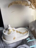 Candle Concrete Gold Set (pcs) - Bougie A La Mode