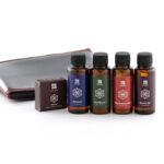 Pouch - All 5 mini Pure Jasmine in a Leather Pouch (Pouch) - Salma