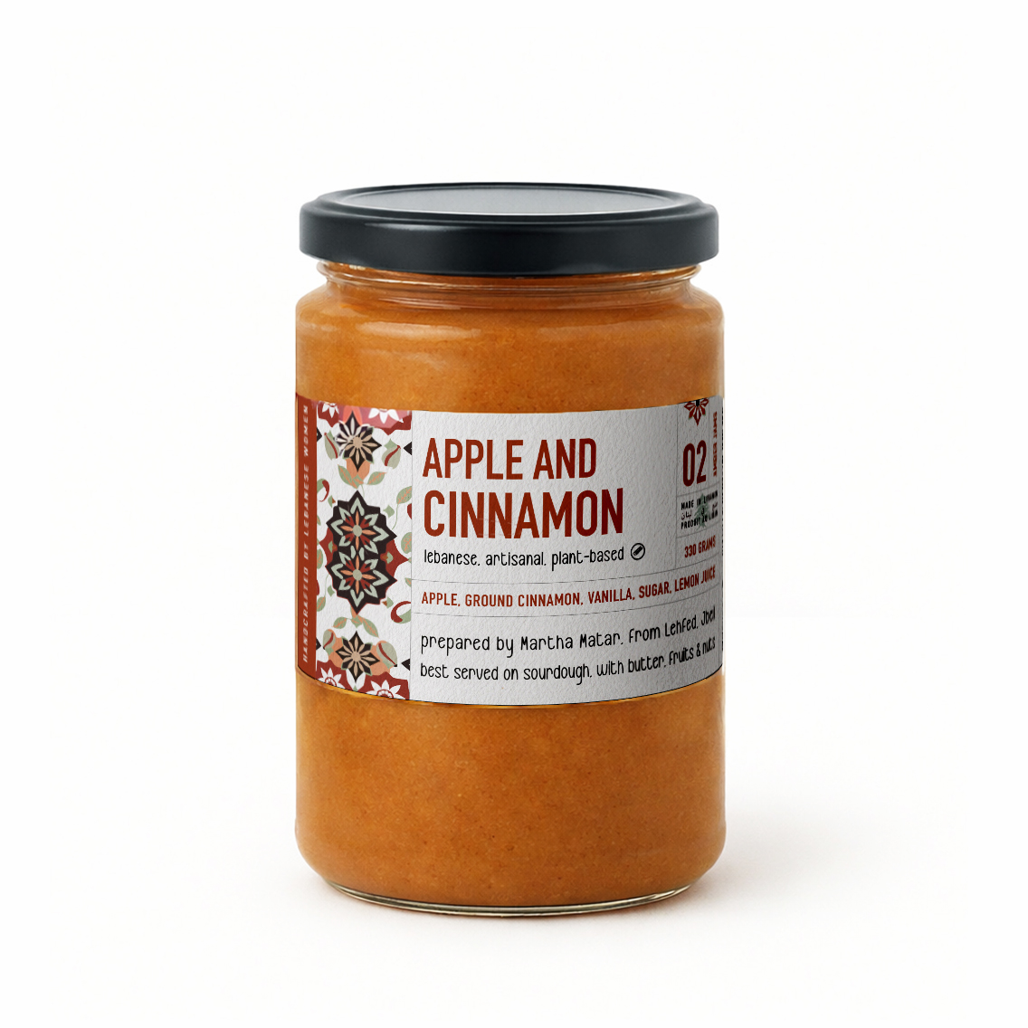 Apple Cinnamon Jam Puree (Jar) - Jar Thuraya Apple Cinnamon Jam Puree (Jar) - Jar Thuraya - Image 1