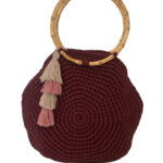 Bag Crochet Large Bordeaux (pcs) - Lavande Accessories