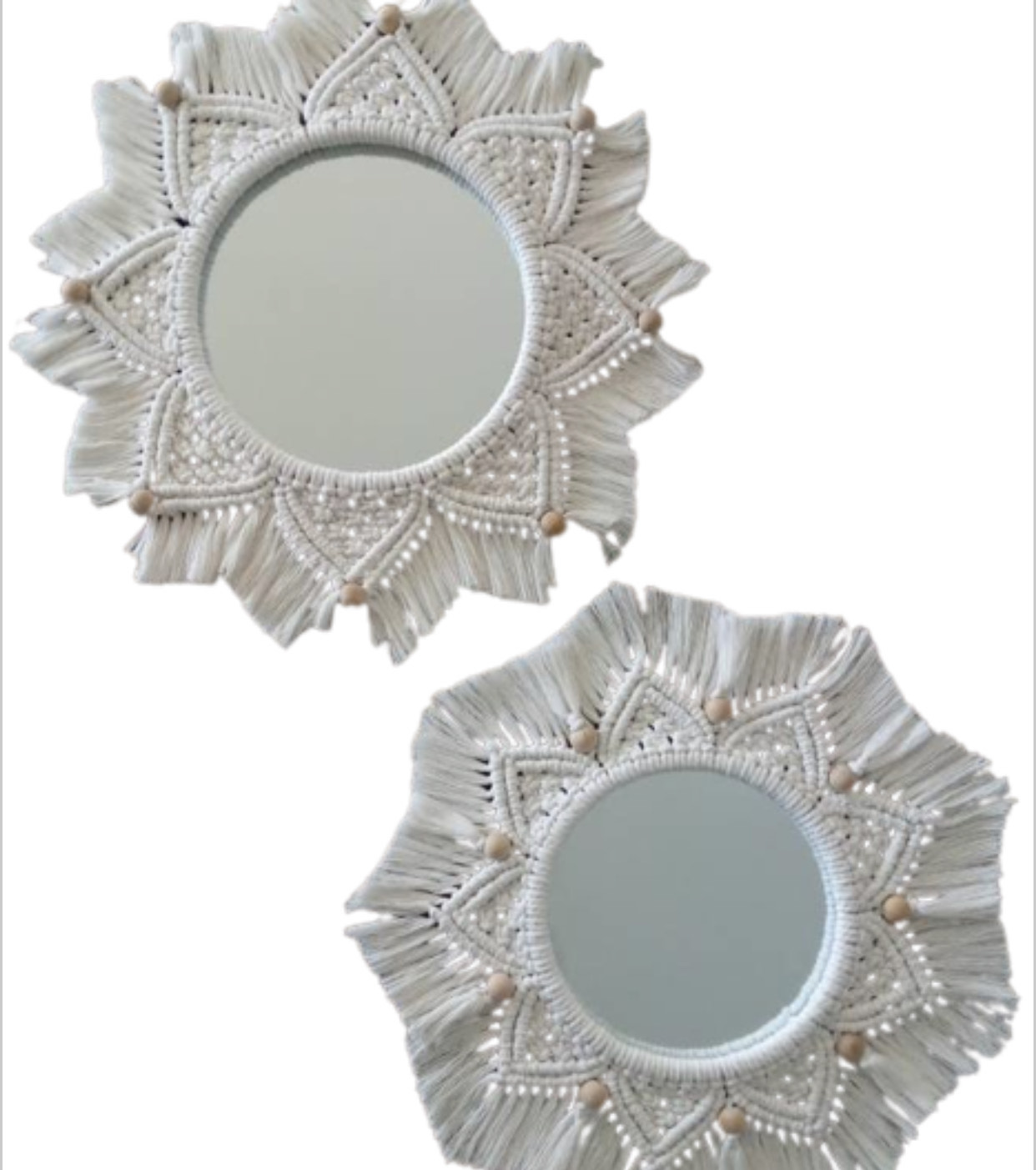 Mirror Macrame Large (pcs) - Lavande Accessories