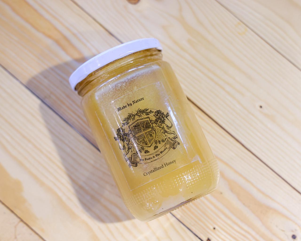 Honey Crystallized (Jar) - The Foodie and The Woodie Honey Crystallized (Jar) - The Foodie and The Woodie - Image 1
