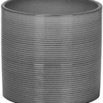 Pot Ceramic 828 Glass Grey (Pot) - Nature by Marc Beyrouthy