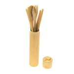 Cutlery Portable Set + Box (pcs) - E Bamboo