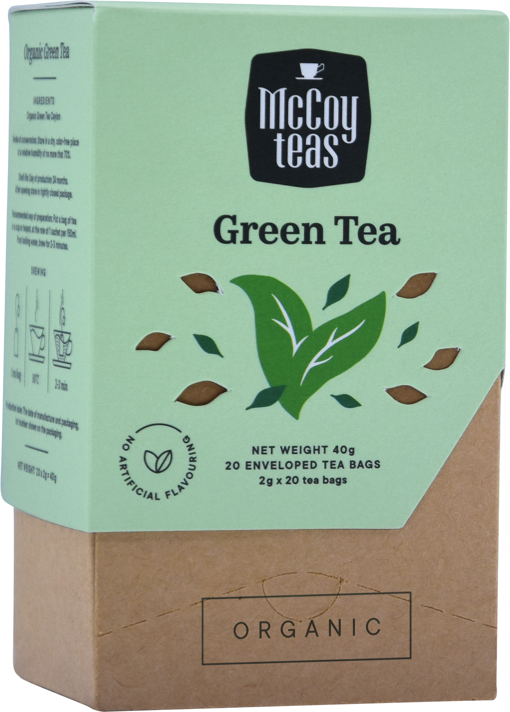 Tea Green Organic (Box) - McCoy
