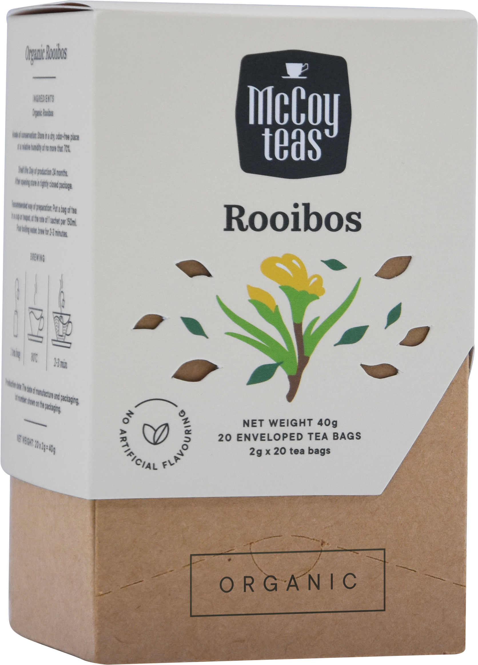 Tea Rooibos Organic (Box) - McCoy