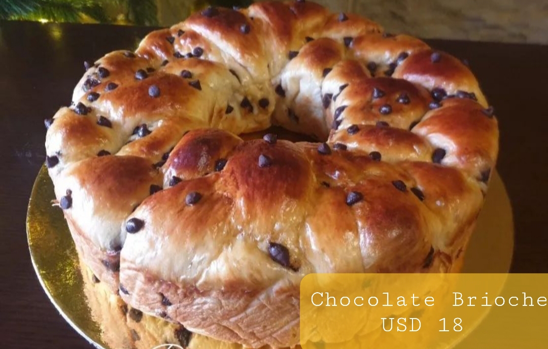 Brioche Chocolate Round (piece) - Brioche And More