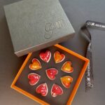 Chocolate Artisanal Heart Shape 9pcs (Box) - Goudar