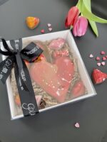 Chocolate Heart Double Side with bonbons (Box) - Goudar