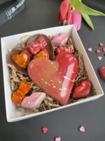Chocolate Heart Double Side with bonbons (Box) - Goudar - Image 2