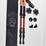 Hiking Poles Bold Red (Pcs) - Qemam