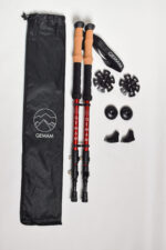 Hiking Poles Bold Red (Pcs) - Qemam