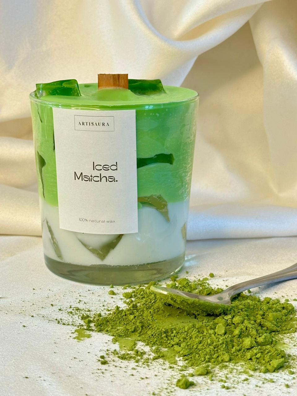 Candles Iced Matcha (Pcs) - Artisaura Candles Iced Matcha (Pcs) - Artisaura - Image 1