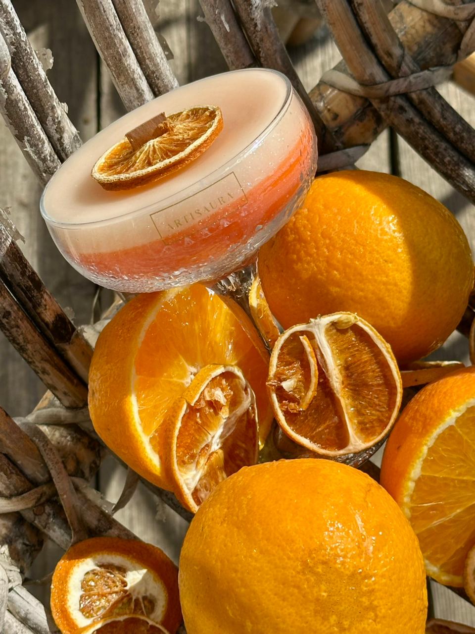 Candles Orange Martini (pcs) - Artisaura Candles Orange Martini (Pcs) - Artisaura - Image 1