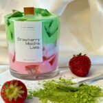 Candles Strawberry Matcha Latte (Pcs) - Artisaura