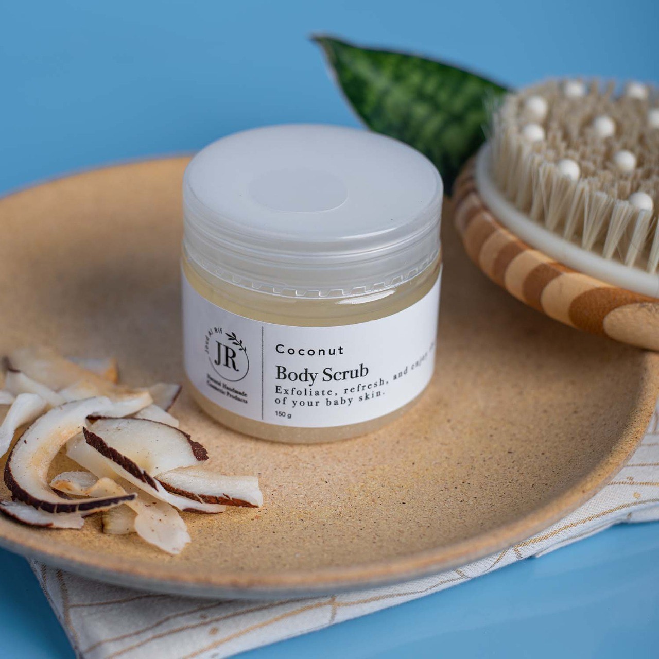 Body Scrub Coconut (Jar) - Joud Al Rif