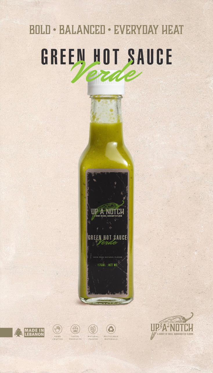 Hot Sauce Verde (Bottle) - Up A Notch Hot Sauce Verde (Bottle) - Up A Notch - Image 1