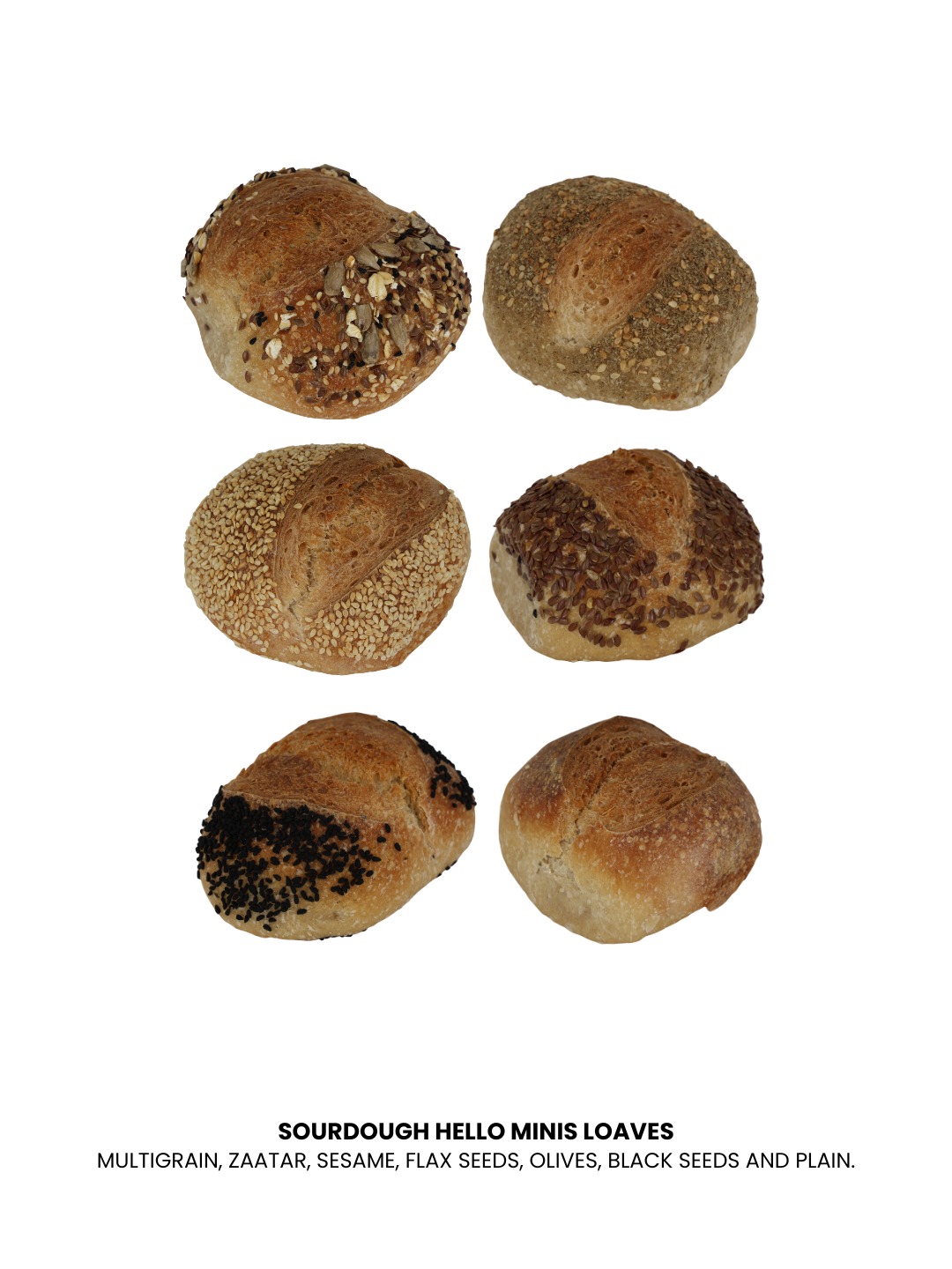 Sourdough Hello Minis Loaves (Bag) - The Loaf Sourdough Hello Minis Loaves (Bag) - The Loaf - Image 1