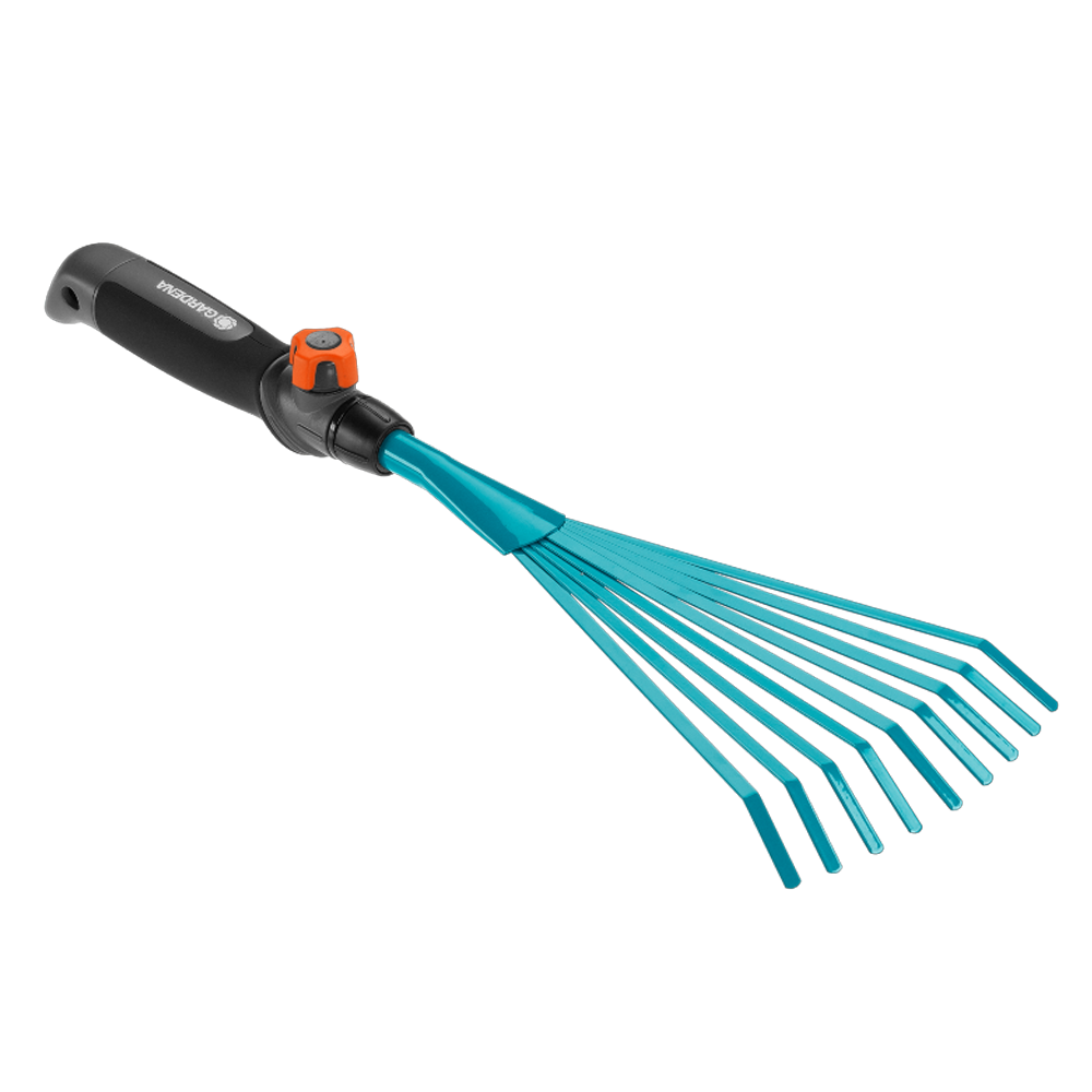 12ba91780f6d4ab8bcfdc66e4d15b915-Original.png Combisystem Hand Rake for Efficient Garden Maintenance, 12 cm Working Width - Image 1