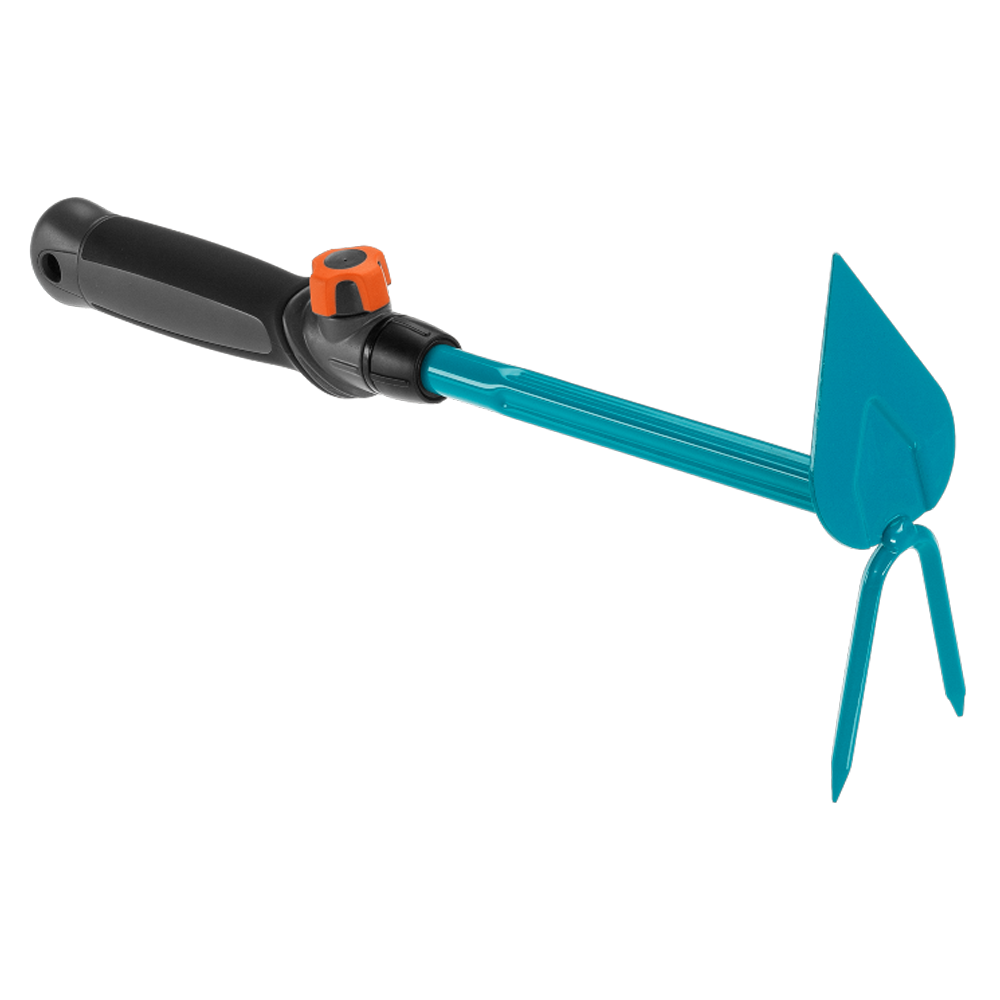 186fa9e0d1894594890eebef95998d64-Original.png Combisystem Hand Hoe for Soil Loosening and Weeding, 6 cm Working Width, 2-Pointed Spade - Image 1
