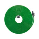 Sprinkler Hose 15 m for Precise and Positioned Garden Watering, Green