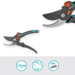 Garden Secateurs PremiumCut for Home Use, Semi-Professional, 24 mm Cutting Diameter, Bypass - Image 2
