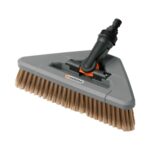 Wash Brush with Elbow Joint, Triangular Head, 360° Rotating for Hard-to-Reach Corners, Soft Surfaces, 530 g