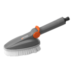 Hand-Held Narrow Scrubbing Brush with Stiff Bristles, Rough Surfaces, Shampoo Cleaning, 360 g