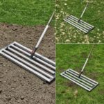 Leveling Rake for Soil or Sand Distribution, 76 cm Working Width, Rounded Panel Design - Image 4