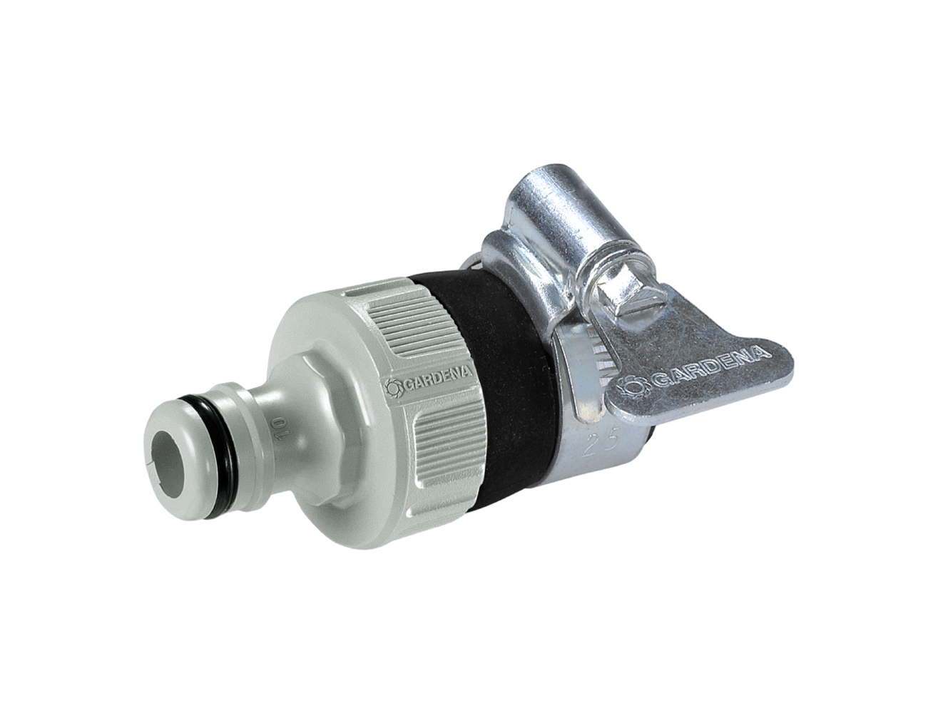 39a2c1e22f9b44a7b1ec346fcd0d9d36-Original.png Round Tap Connector, Adjustable 14 - 17 mm, Corrosion-Resistant, Easily Attach Hose Without Tools - Image 1