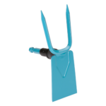 Combisystem Garden Hoe, 7.5 cm Working Width, Ideal for Close-Set Rows and Beds