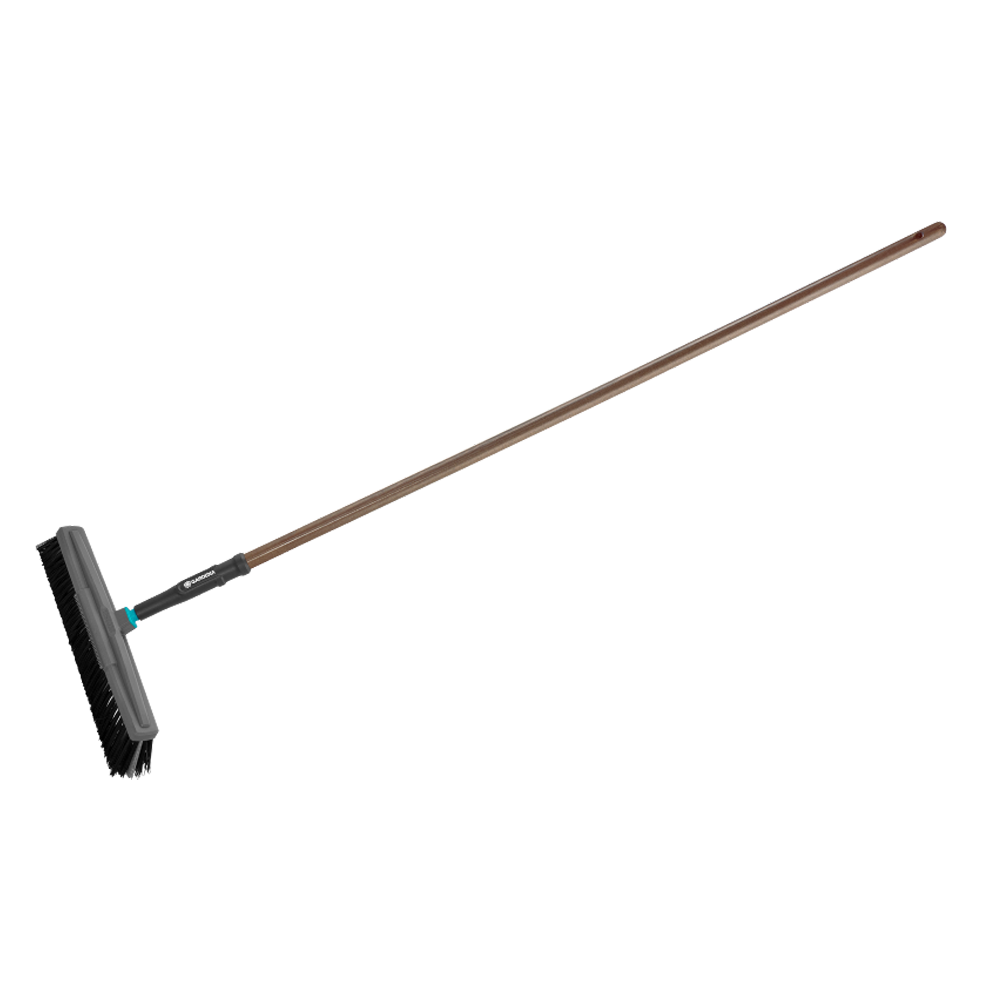 74024259761047e79f25438ea6f3644d-Original.png NatureLine Road Broom, 45 cm Working Width, Impact-Resistant for Garden Paths, Soft Polypropylene Bristles - Image 1