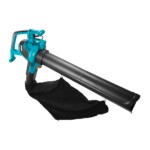 Electric Leaf Blower/Vacuum ErgoJet 3000, High Capacity, 3000 W, 310 km/h Blow Speed, 16:1 Shredding Ratio