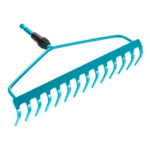 Combisystem Bow Rake, Multipurpose Garden Tool, 36 cm Working Width