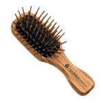 London Olive Wood Mini Anti-Static Travel Hair Brush - Scentel