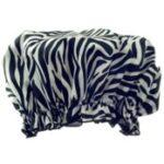 London Shower Cap-Zebra Pattern  - Scentel