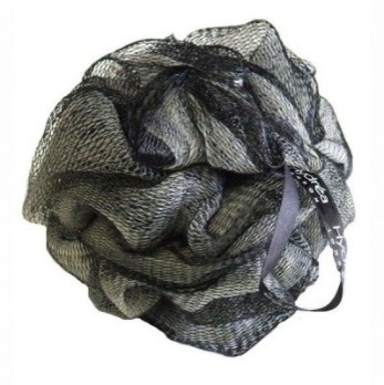 Picture6 London Super Soft Large Bath Buffers 50g, Black - Scentel - Image 1