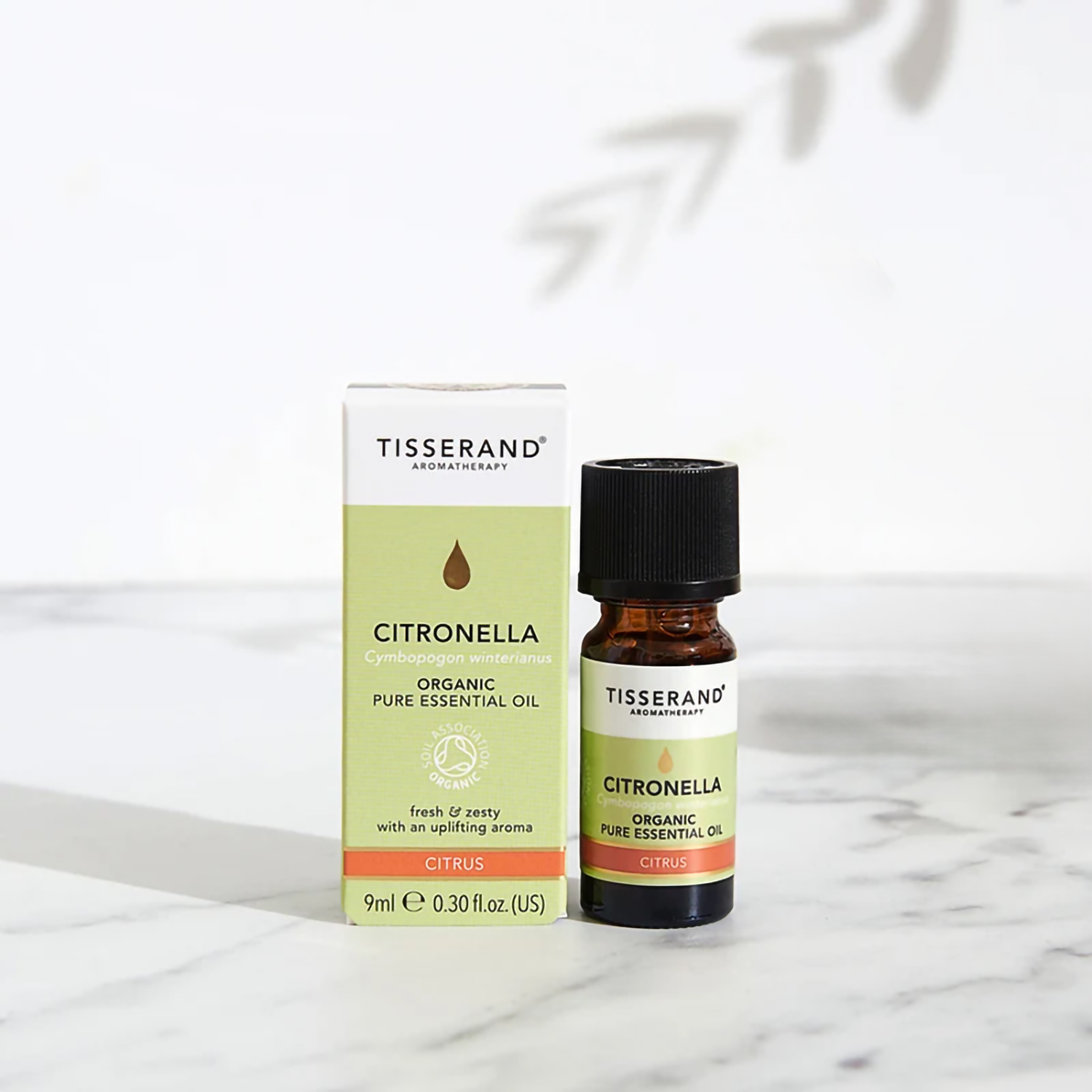 Tisserand-Citronella-Organic-Essential-Oil-9ml Citronella Organic Essential Oil - Tisserand - Image 1