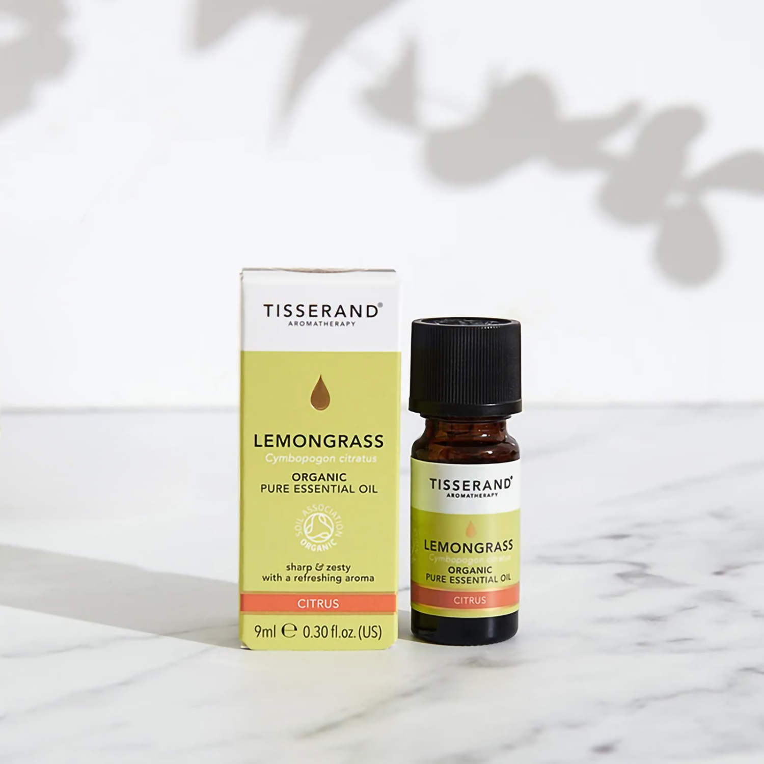 Tisserand-Lemongrass-Organic-Essential-Oil-9ml Lemongrass Organic Essential Oil - Tisserand - Image 1
