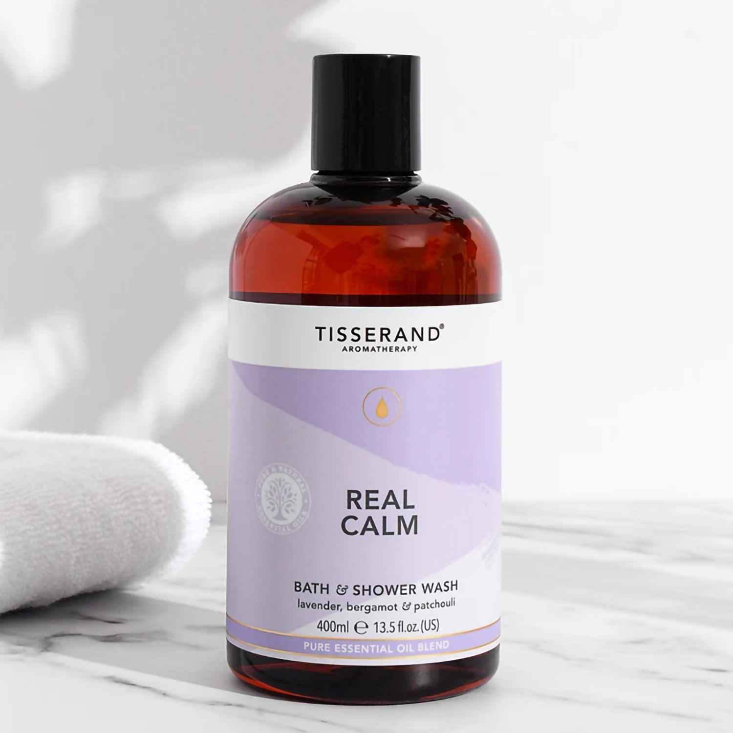 Tisserand-Real-Calm-Bath and-Shower-Wash-400ml Real Calm Bath And Shower Wash - Tisserand - Image 1