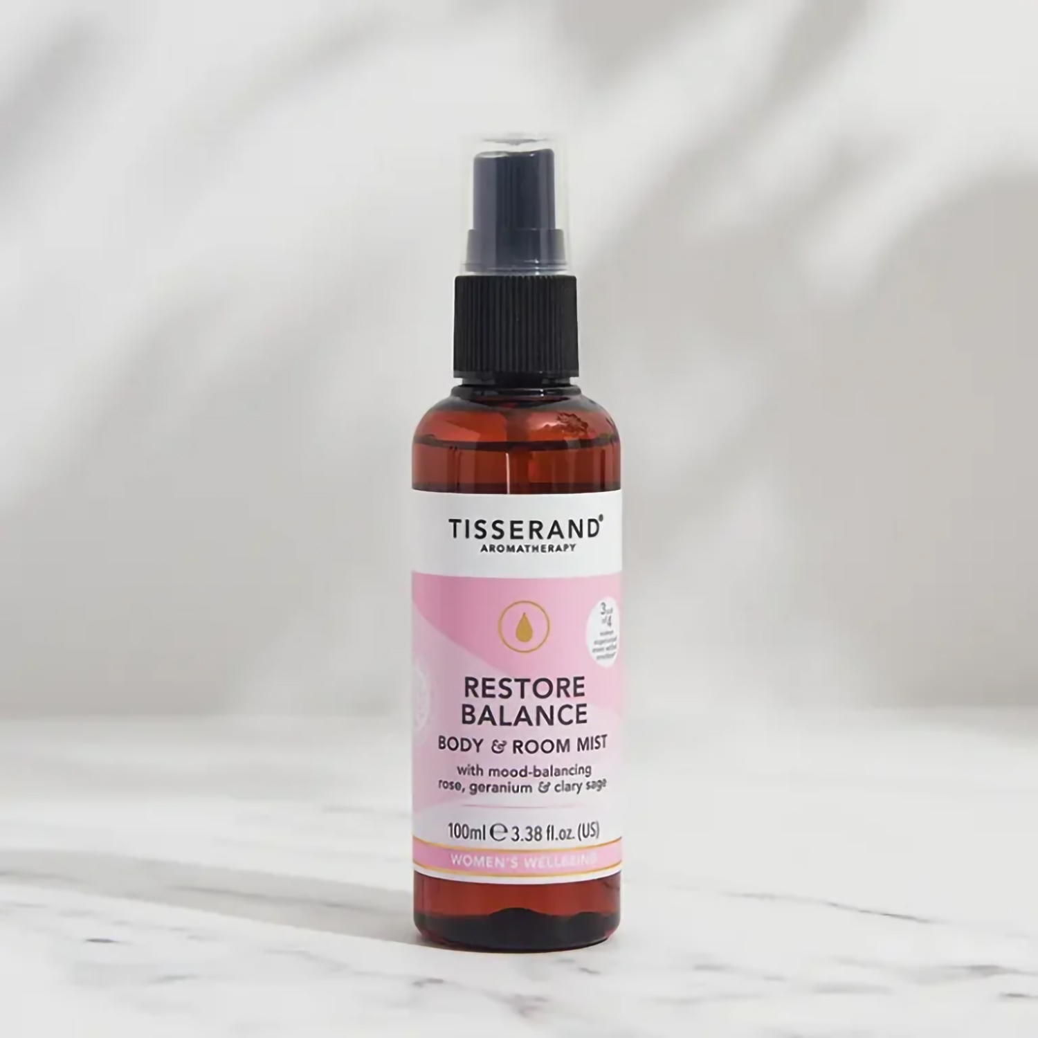 Tisserand-Restore-Balance-Body-and-Room-Mist-100ml Restore Balance Body and Room Mist - Tisserand - Image 1