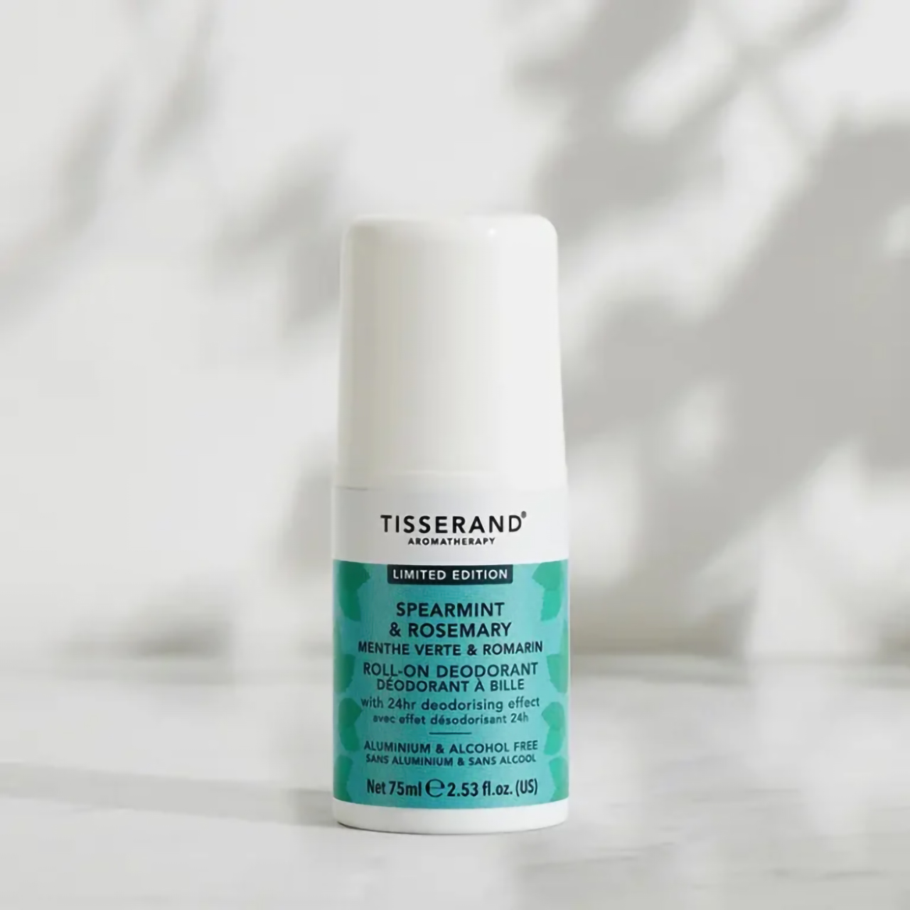 Tisserand-Spearmint-and-Rosemary-Roll-on-Deodorant-75ml Spearmint and Rosemary Roll-On Deodorant - Tisserand - Image 1