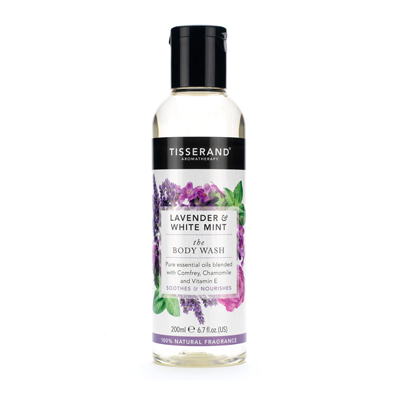 Tisserand-the-Body-Wash-Lavender-and-White-Mint-200ml The Body Wash Lavender & White Mint - Tisserand - Image 1